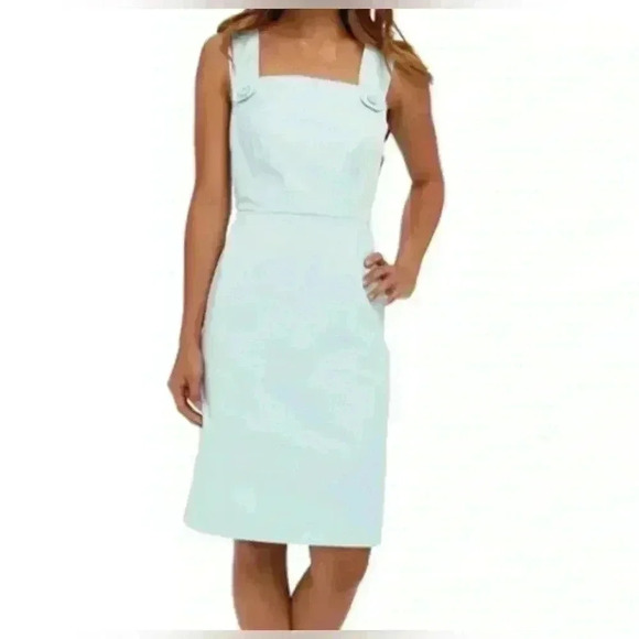 NEW | Pendleton Square Neck Jumper Shift Dress | Light Blue | Women’s 12 - Picture 8 of 9